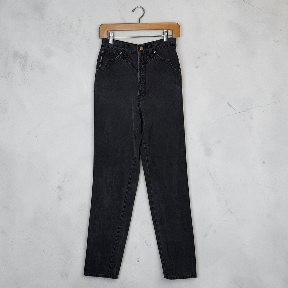 Vintage Rocky Mountain Clothing Co Western Jeans Stonewash Black Size 9 / 29
